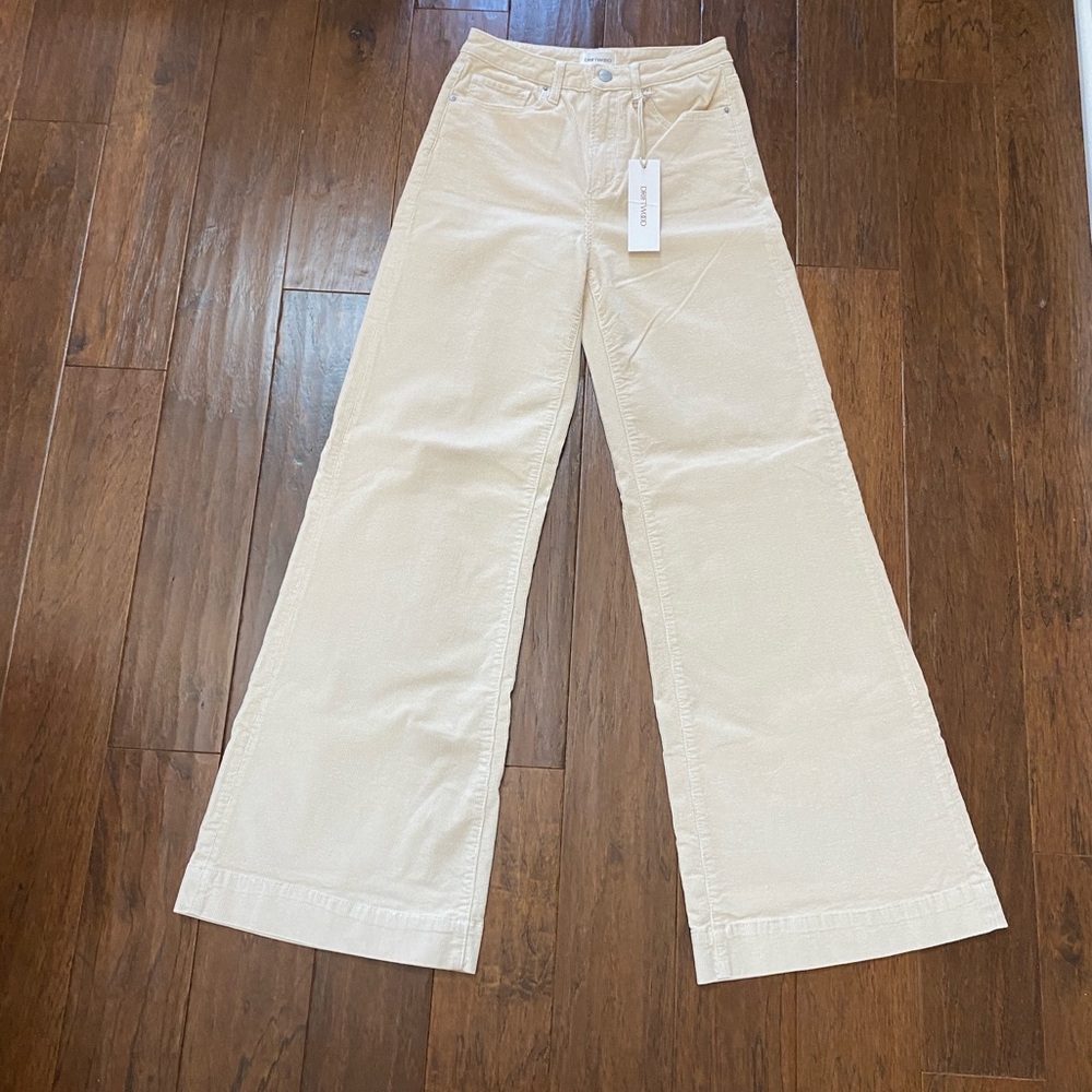 NWT Driftwood x Sundance Martha Corduroy Boho Wide Leg Pants Size 27 x 34